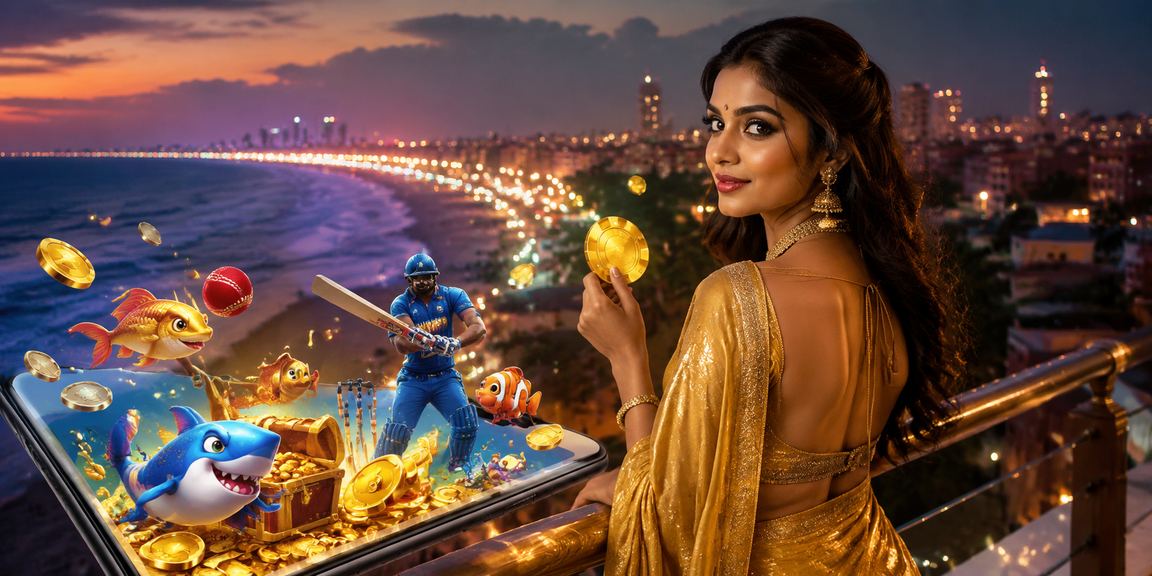 Marina Beach in Chennai with cricket fans playing betting games on mobile