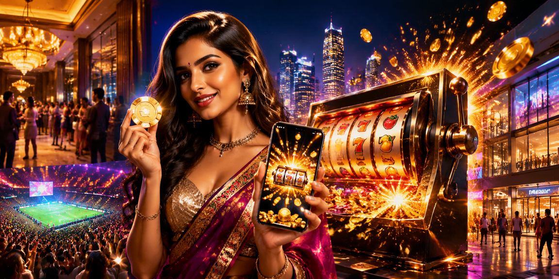 Colorful Bollywood themed slot game popular in India